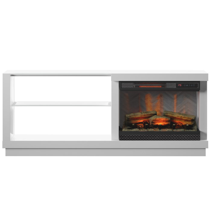 Orren Ellis Ladores TV Stand for TVs up to 65" with Fireplace Included